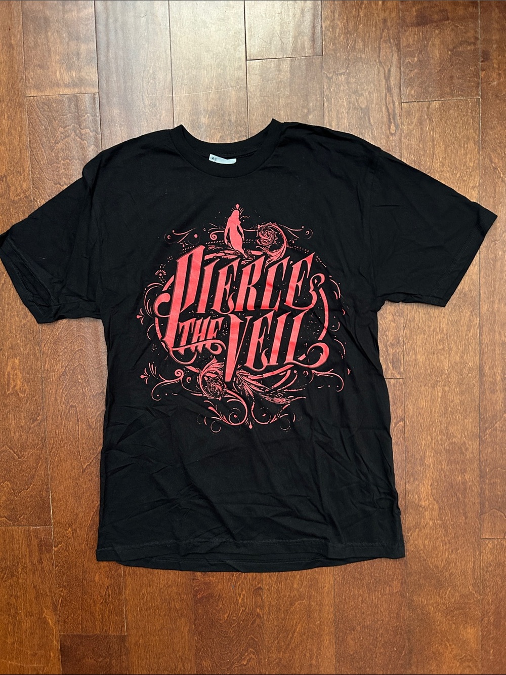 Pierce the Veil Black Short Sleeve Graphic Band  Tee, Size Large, NWOT